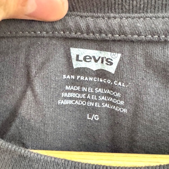 Levi’s Leather Tee - Picture 3 of 4